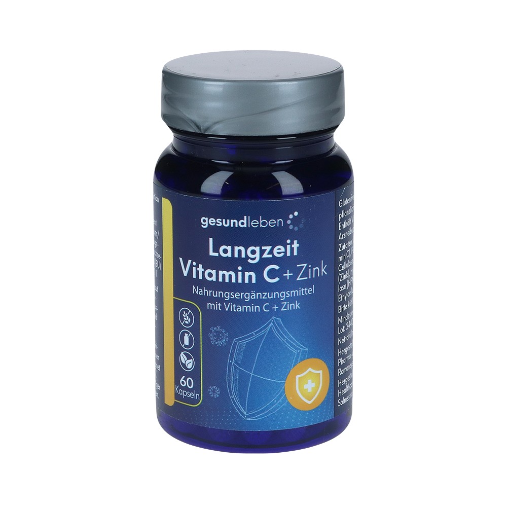 GESUND LEBEN Langzeit Vitamin C+Zink Depot Kapseln