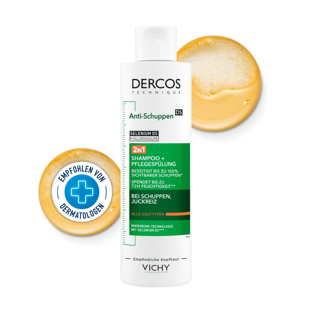 VICHY DERCOS Anti-Schuppen 2in1 Shampoo Condition.