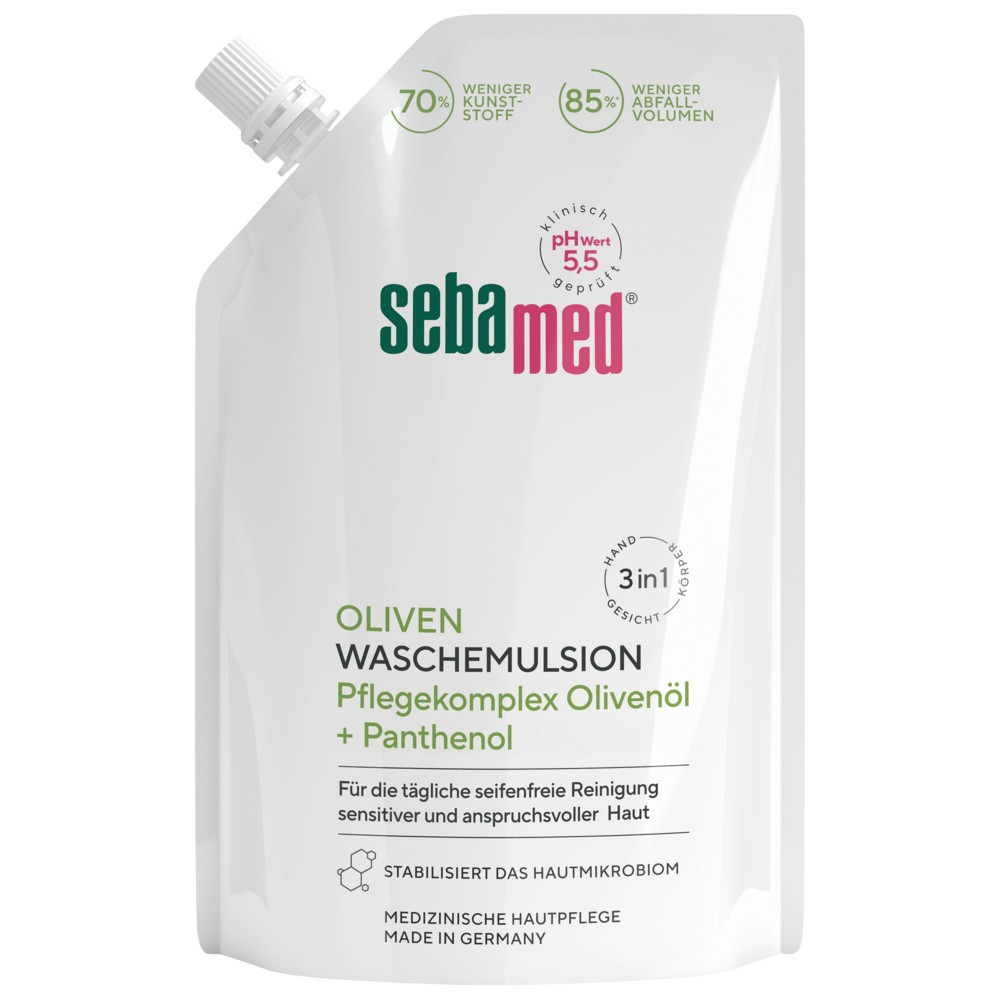 SEBAMED Oliven Waschemulsion Nachfüllbeutel - 400ml