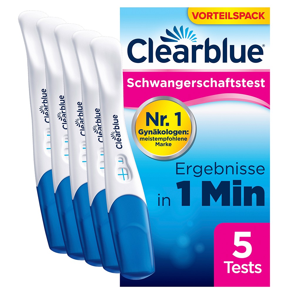 CLEARBLUE Schwangerschaftstest schnelle Erkennung