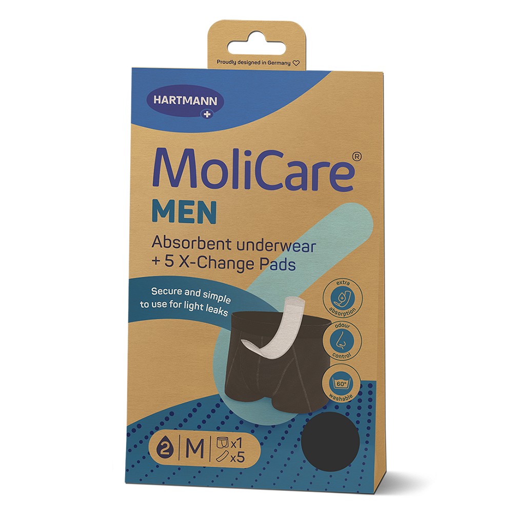 MOLICARE men Absorbent underwear+5 Pads Gr.M - 1St