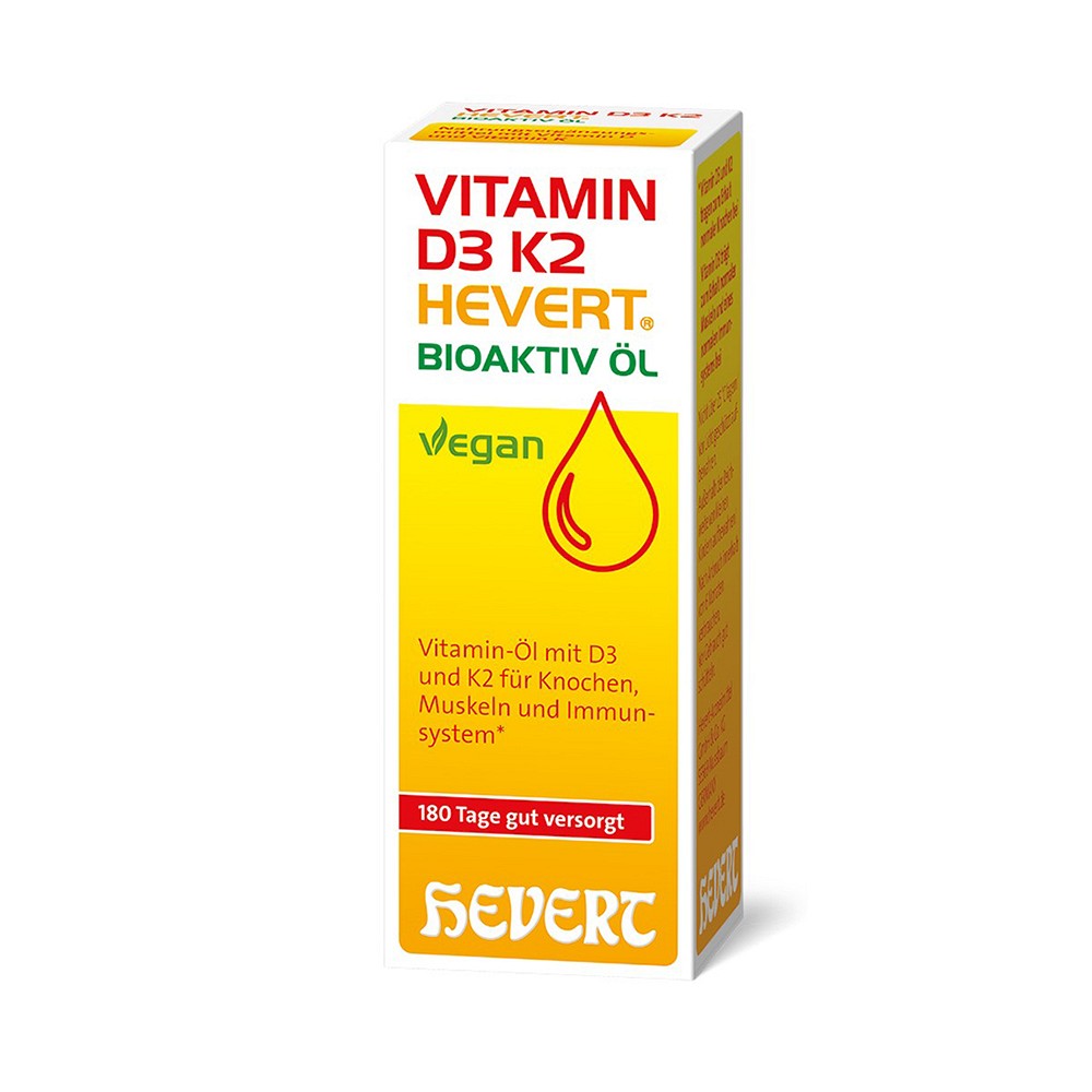 VITAMIN D3 K2 Hevert Bioaktiv Öl