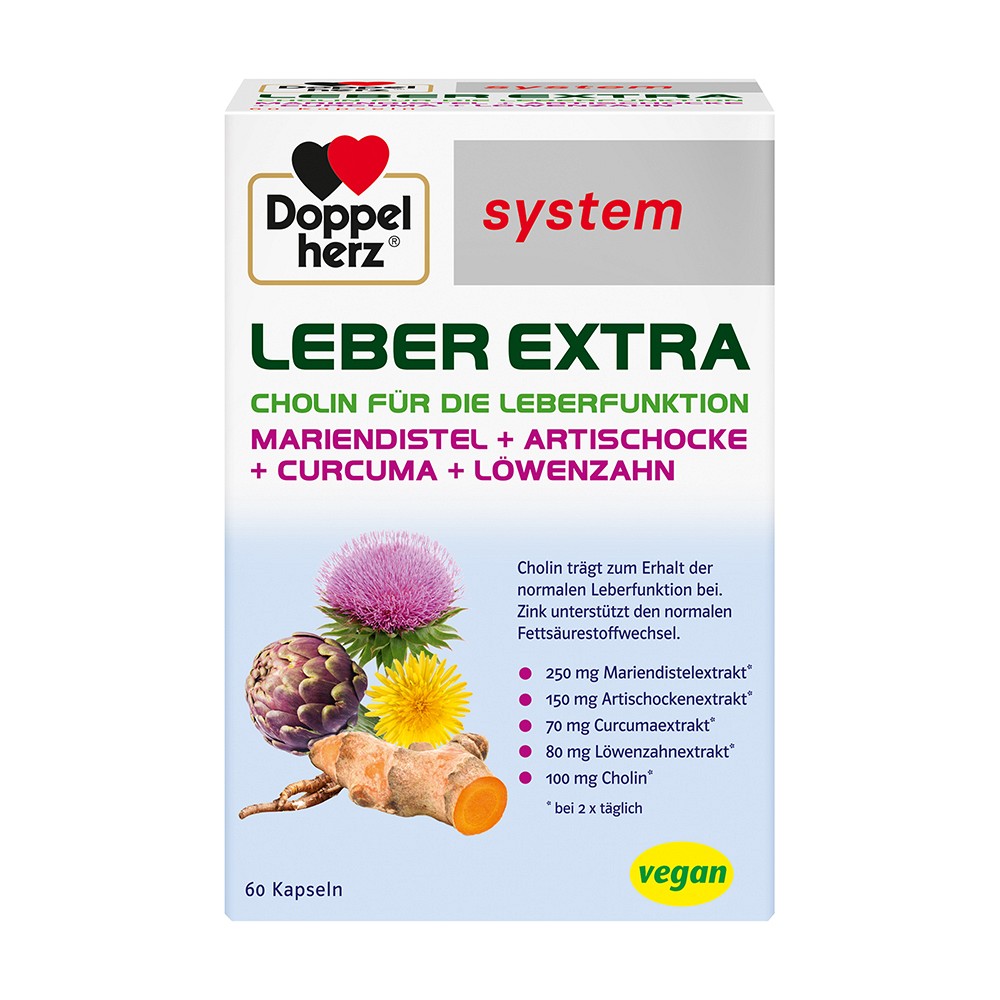 DOPPELHERZ Leber Extra system Kapseln