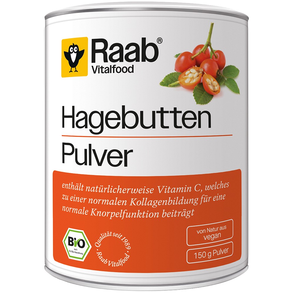 RAAB Vitalfood Hagebutte Bio Pulver