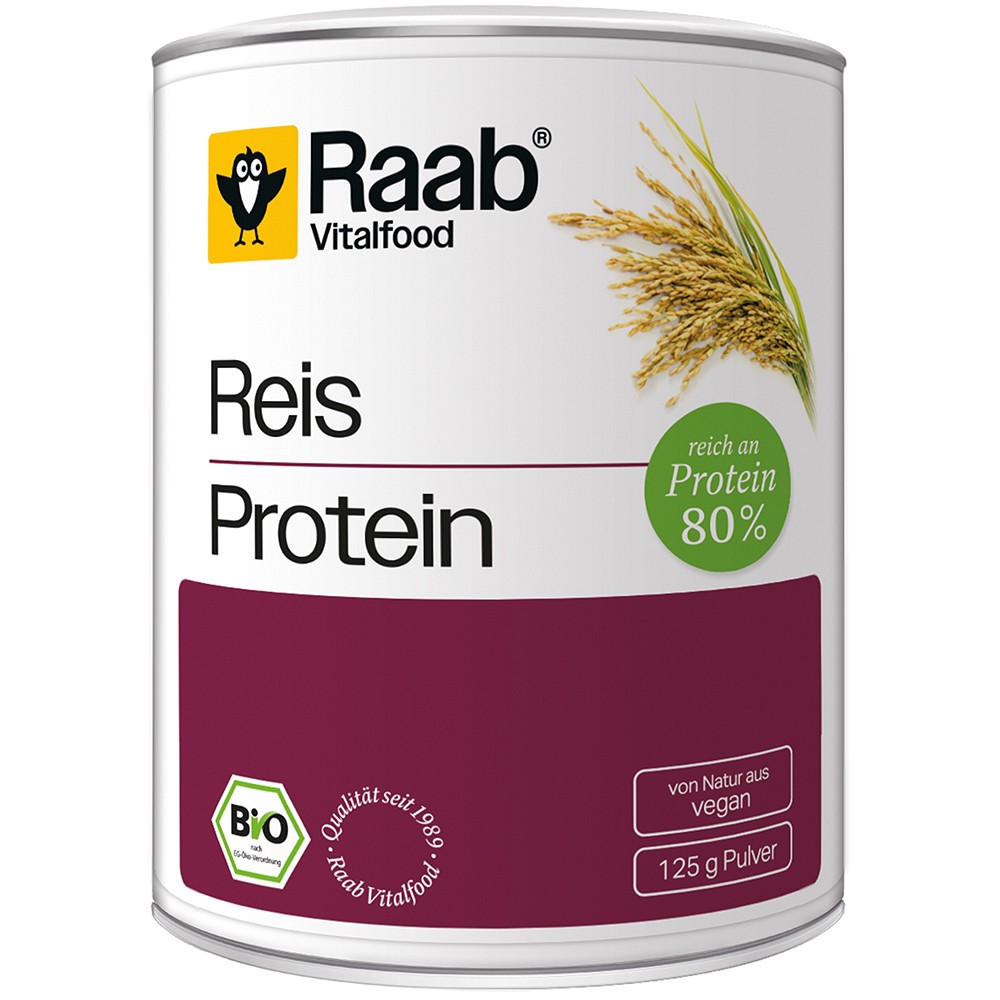 RAAB Vitalfood Reisprotein Bio Pulver