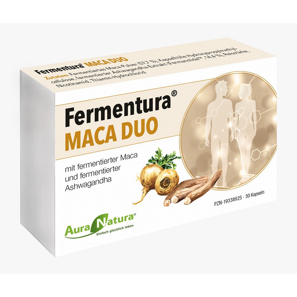 AURANATURA Fermentura Maca Duo Kapseln - 30St - Vegan