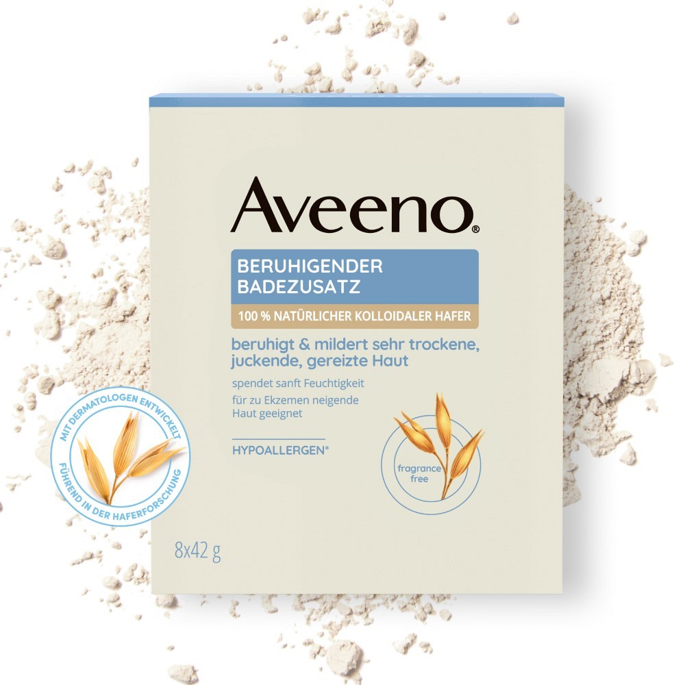 AVEENO Beruhigender Badezusatz - 8X42g - Badezusatz