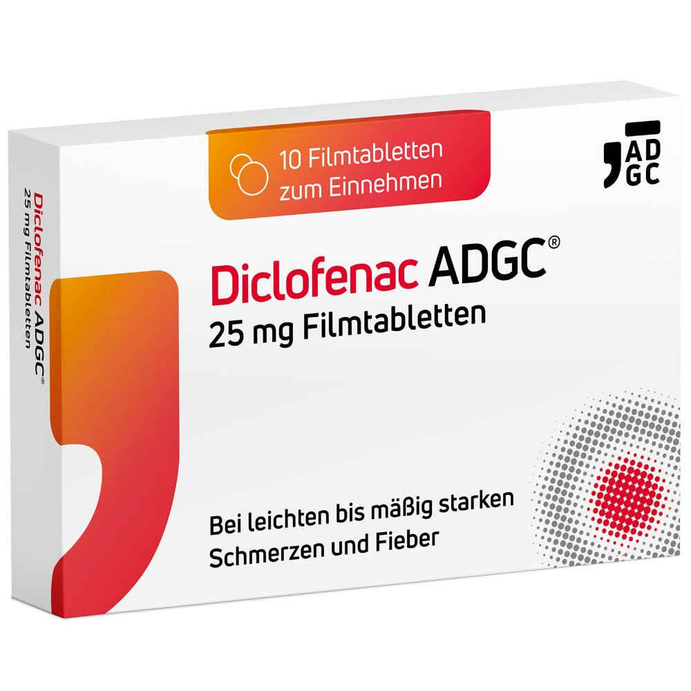 DICLOFENAC ADGC 25 mg Filmtabletten