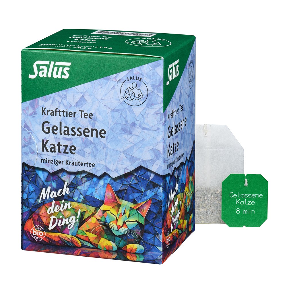 KRAFTTIER Tee Gelassene Katze Bio Salus Filterbtl. - 15St