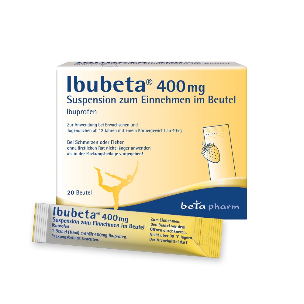 IBUBETA 400 mg Suspension zum Einnehmen im Beutel - 20St
