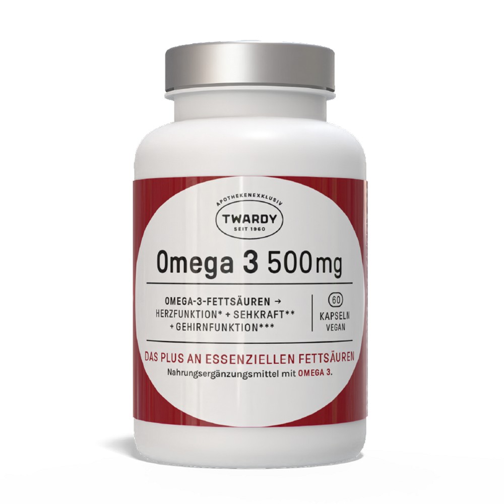 OMEGA-3 500 mg Algenöl vegan Kapseln - 60St