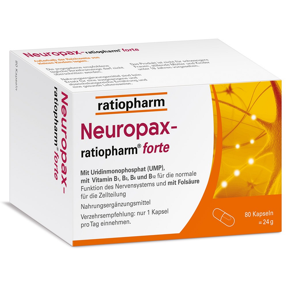 NEUROPAX-ratiopharm forte Kapseln - 80St - Nahrungsergänzung