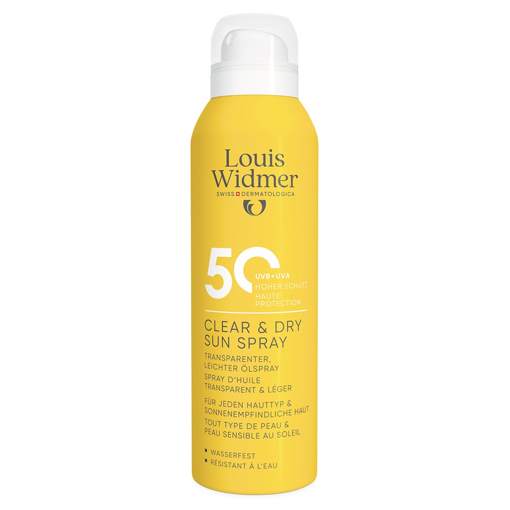 WIDMER Sun Clear & Dry Sun Spray UV 50 l.P.