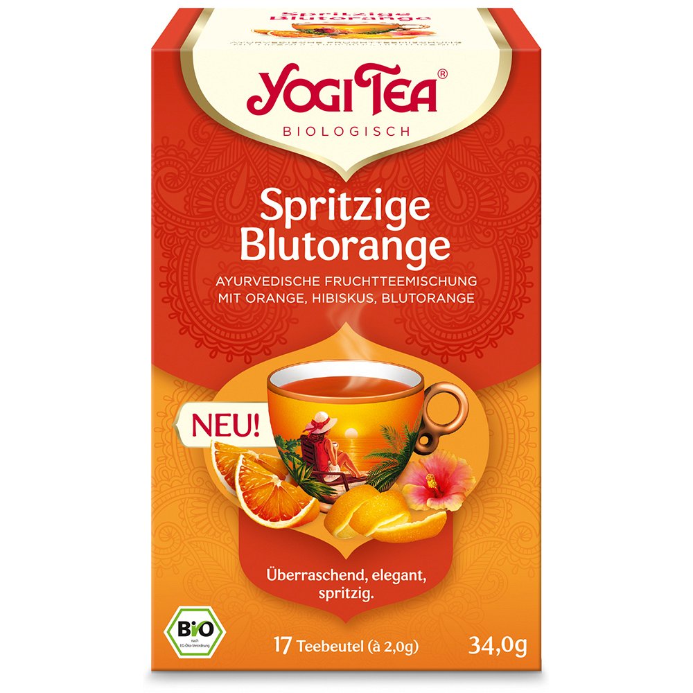 YOGI TEA Spritzige Blutorange Bio Filterbeutel