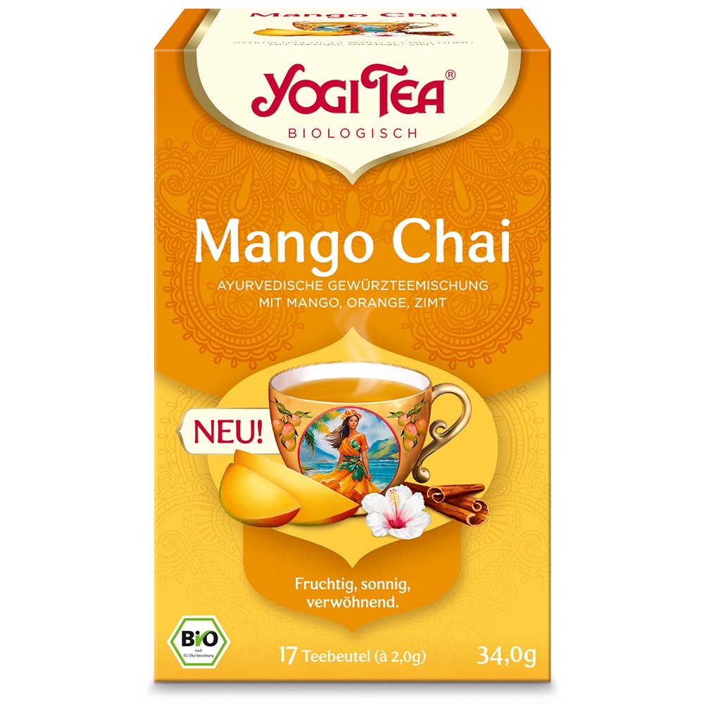 YOGI TEA Mango Chai Bio Filterbeutel