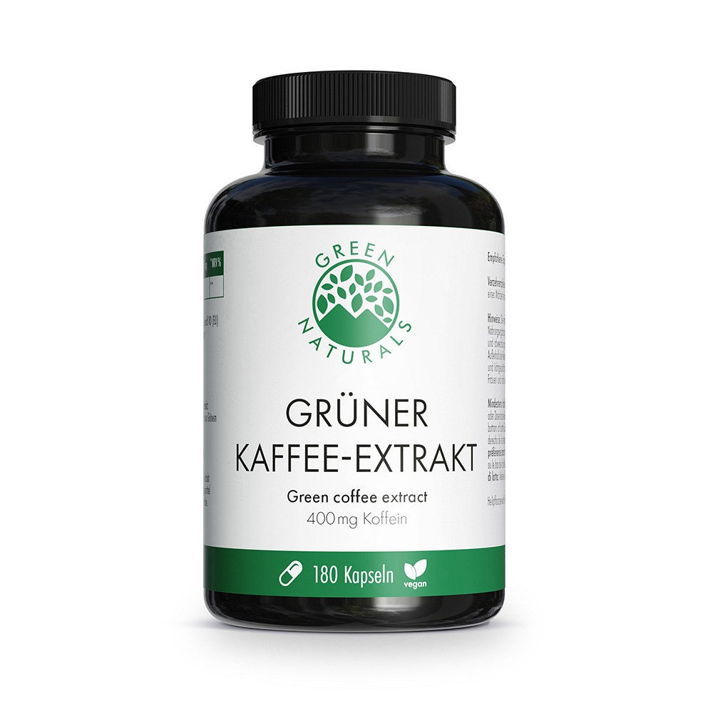 GREEN NATURALS Grüner Kaffee-Extr.100% Koffein Kps