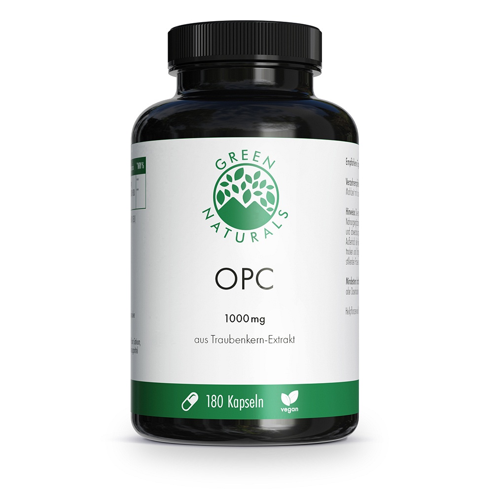 GREEN NATURALS OPC 1000mg aus Traubenkern-Extr.Kps GREEN NATURALS OPC 1000mg aus Traubenkern-Extr.Kps