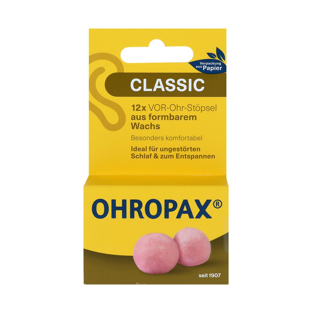 OHROPAX Classic Wachs Vor-Ohr Stöpsel - 12St