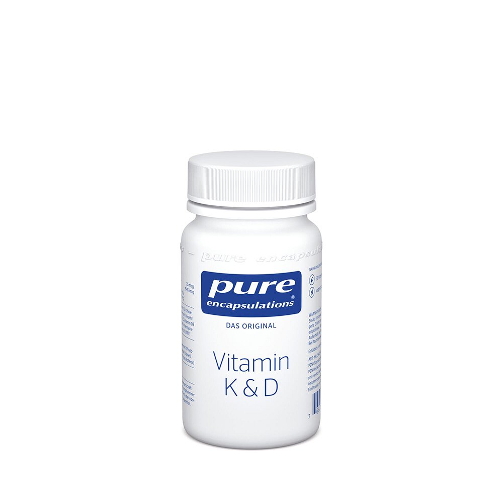 PURE ENCAPSULATIONS Vitamin K & D Kapseln
