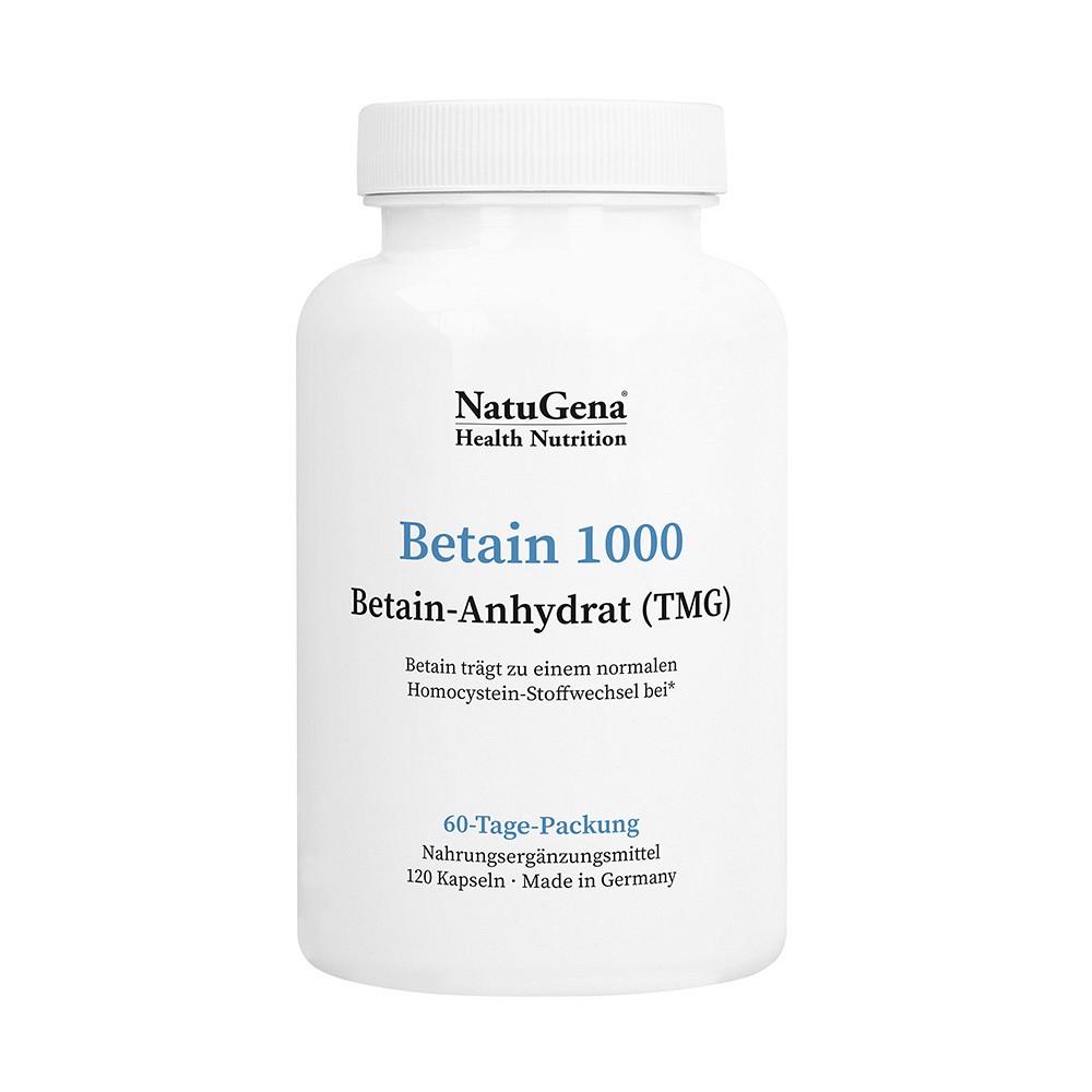 BETAIN 1000 TMG vegan Kapseln - 120St - Vitamine