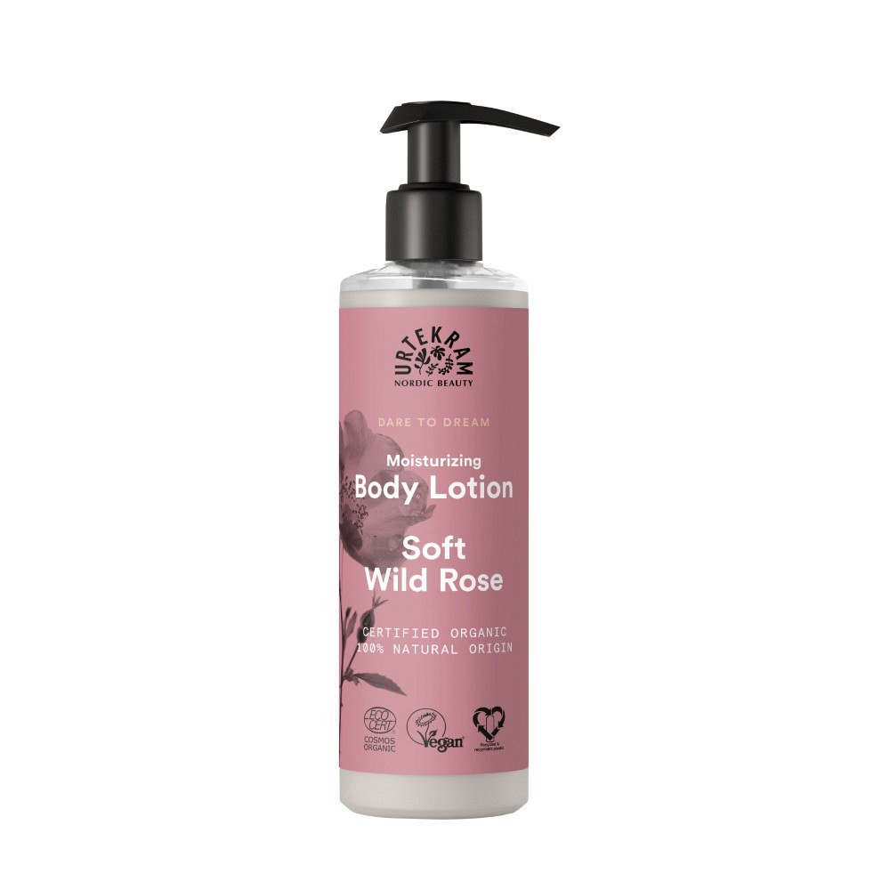 URTEKRAM Soft wild Rose moisturizing Bodylotion - 245ml