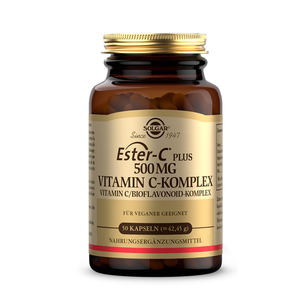 SOLGAR Ester-C plus 500 mg Kapseln - 50St