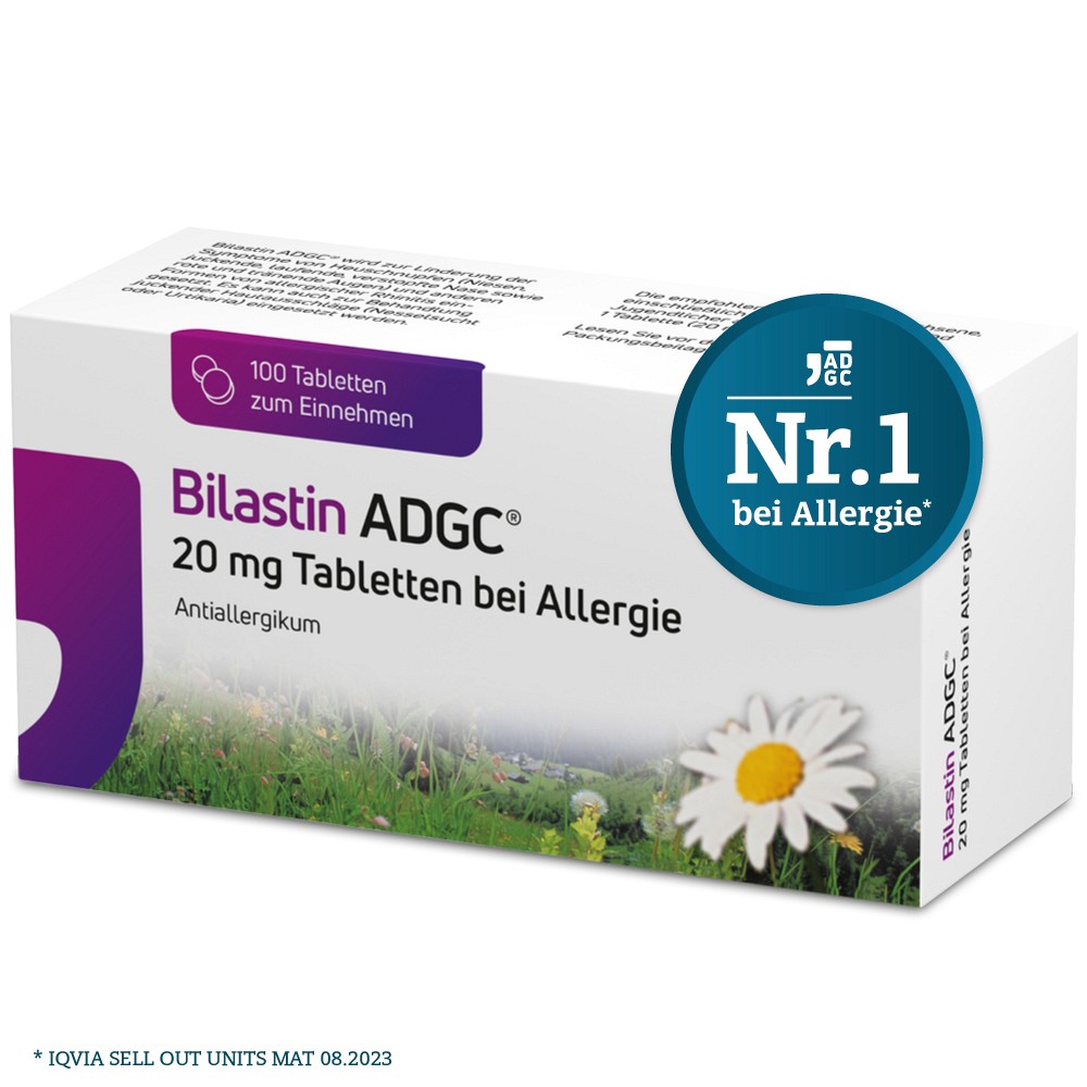BILASTIN ADGC 20 mg Tabletten bei Allergie