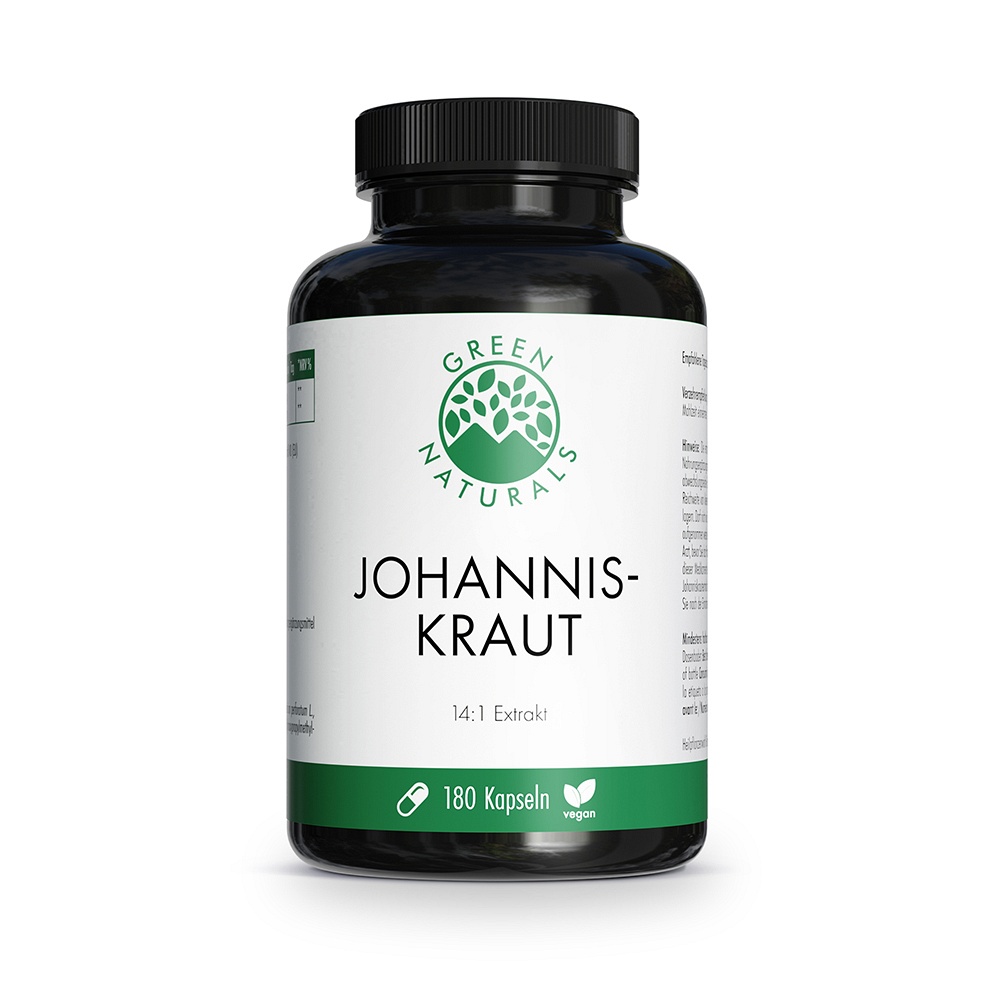 GREEN NATURALS Johanniskraut 850mg hochdosiert Kps