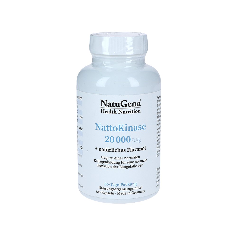 NATTOKINASE 20.000+Vitamin C vegan Kapseln