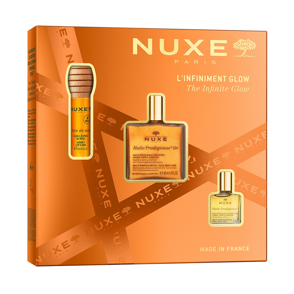NUXE Geschenkset 2025 Huile Prodigieuse Or Glow