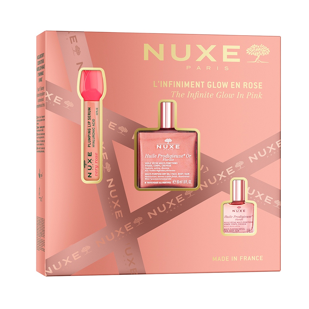 NUXE Geschenkset 2025 Huile Prodig.Or Florale Glow