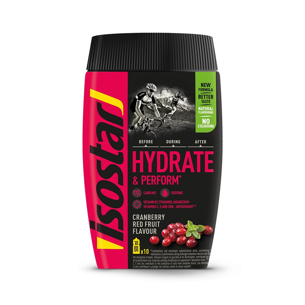 ISOSTAR Hydrate & Perform Powder Cranber.red Fruit