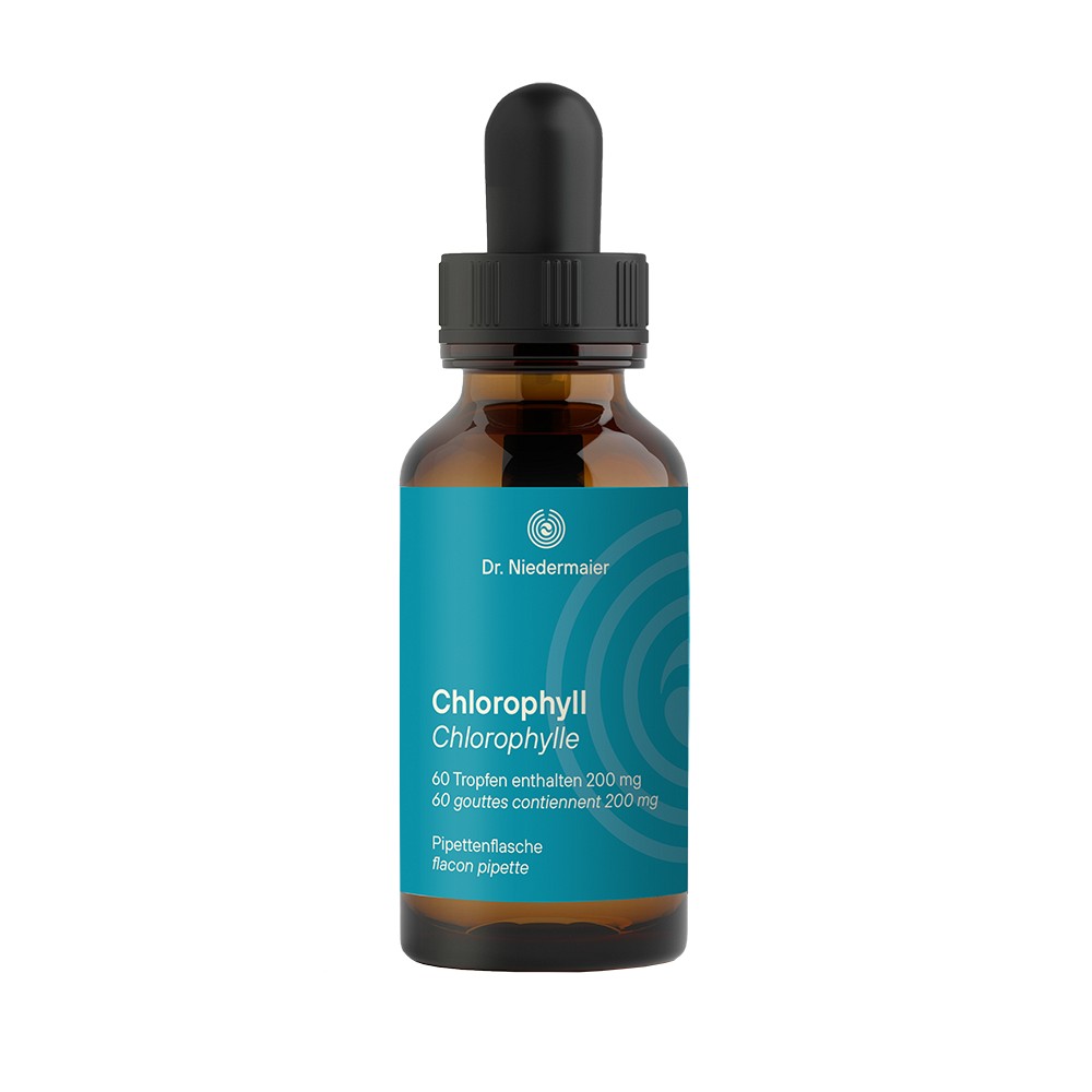DR.NIEDERMAIER Chlorophyll 200 mg aus Alfalfa Tro.