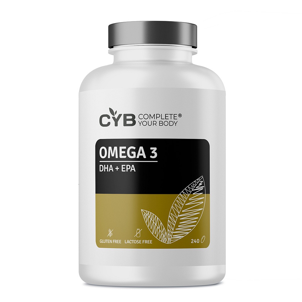 CYB Omega-3 240 mg DHA+360 mg EPA Kapseln - 240St - Gedächtnis & Konzentration
