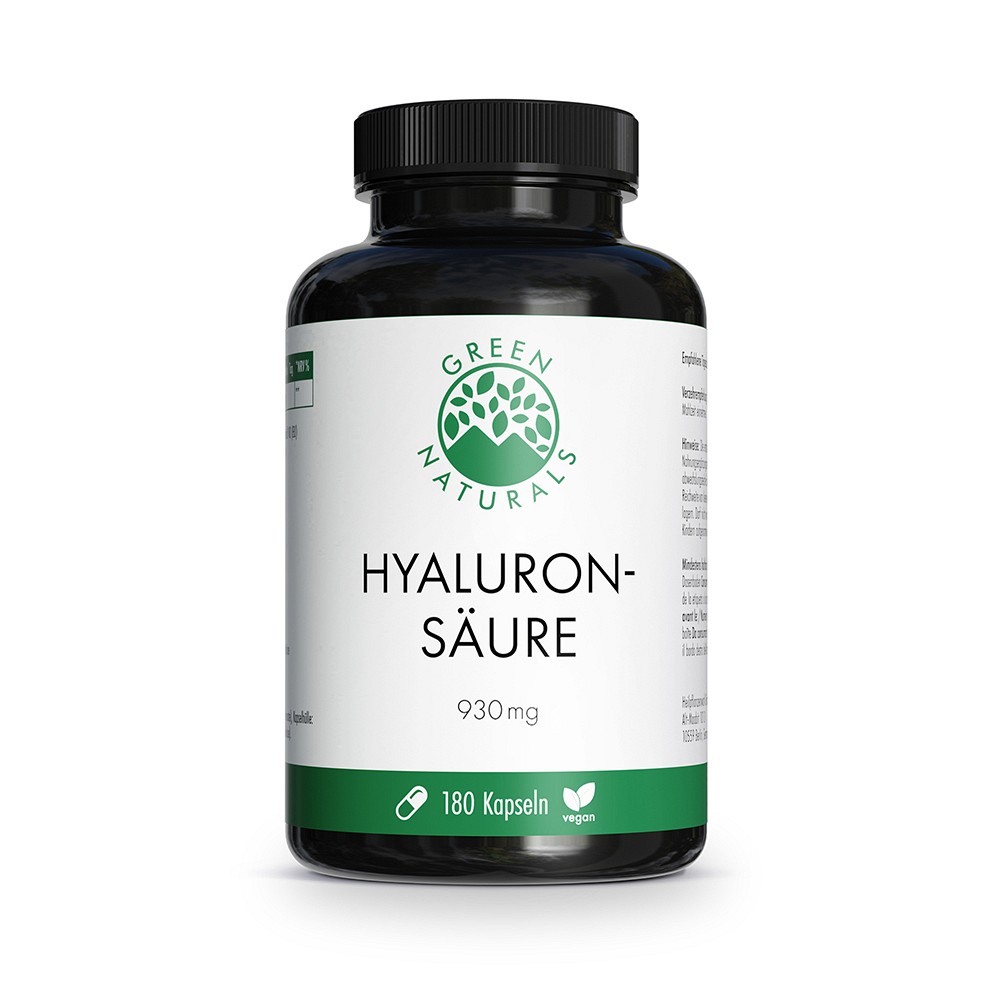 GREEN NATURALS Hyaluronsäure 930 mg vegan Kapseln