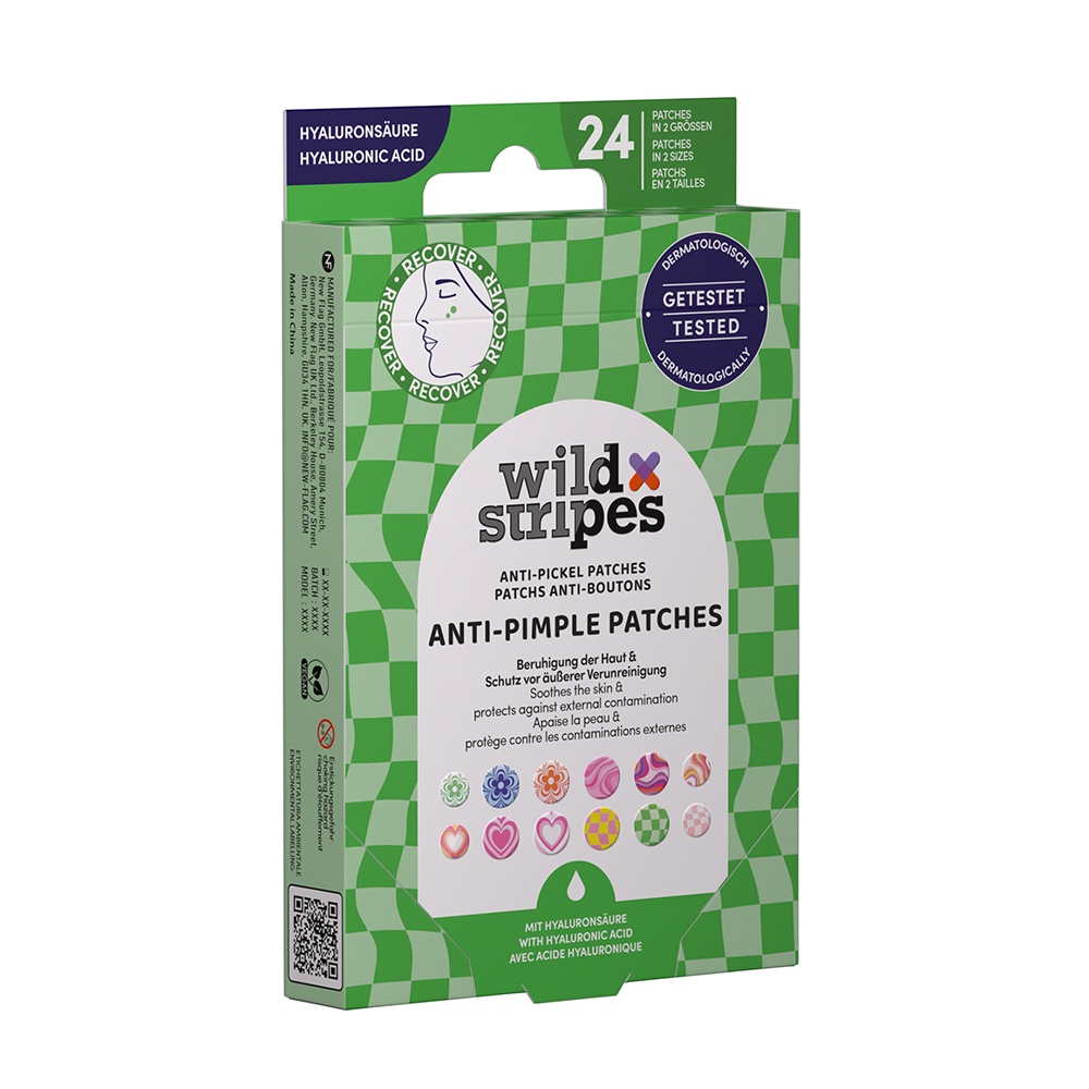 WILD STRIPES Anti-Pickel Patches Groovy Recover