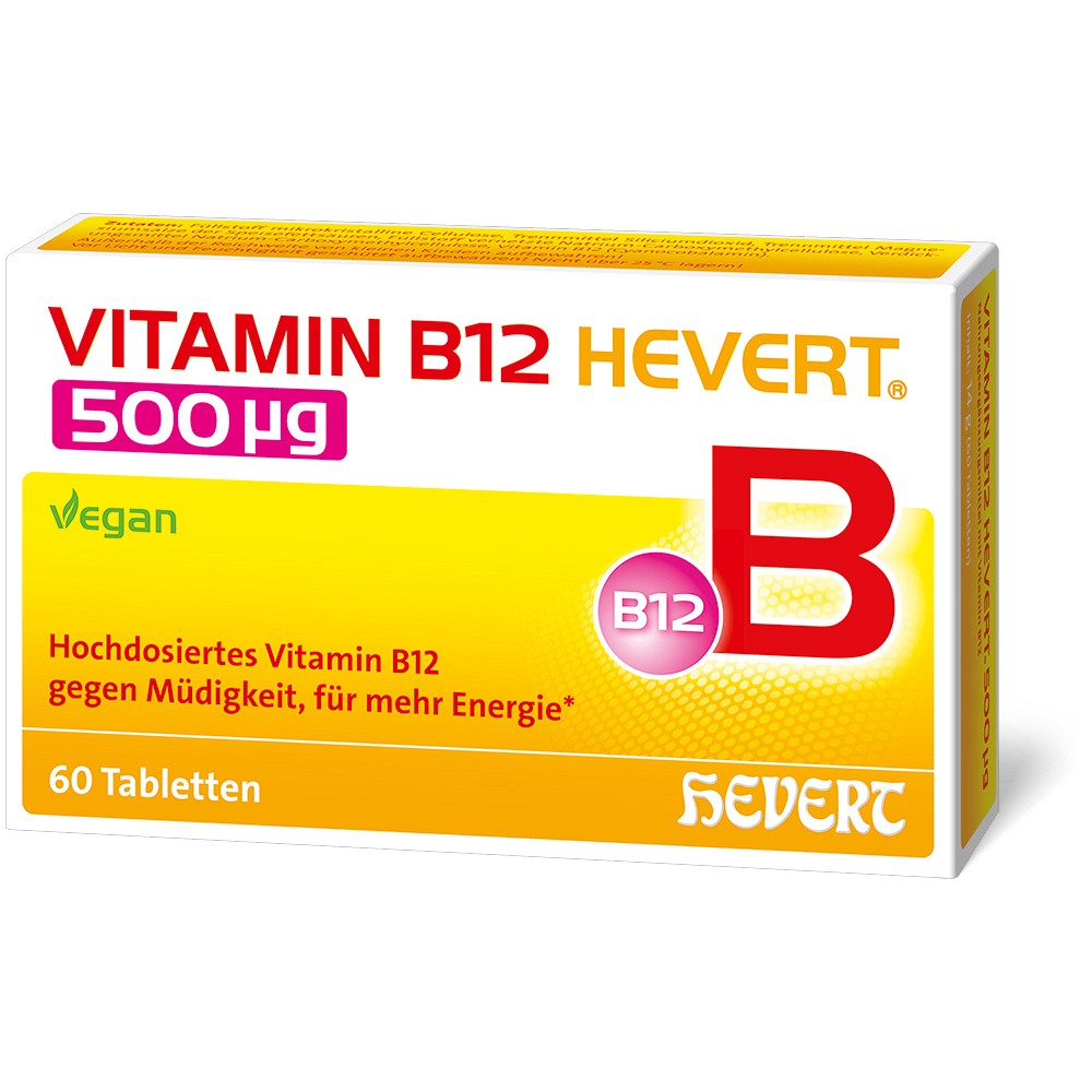VITAMIN B12 HEVERT 500 µg Tabletten