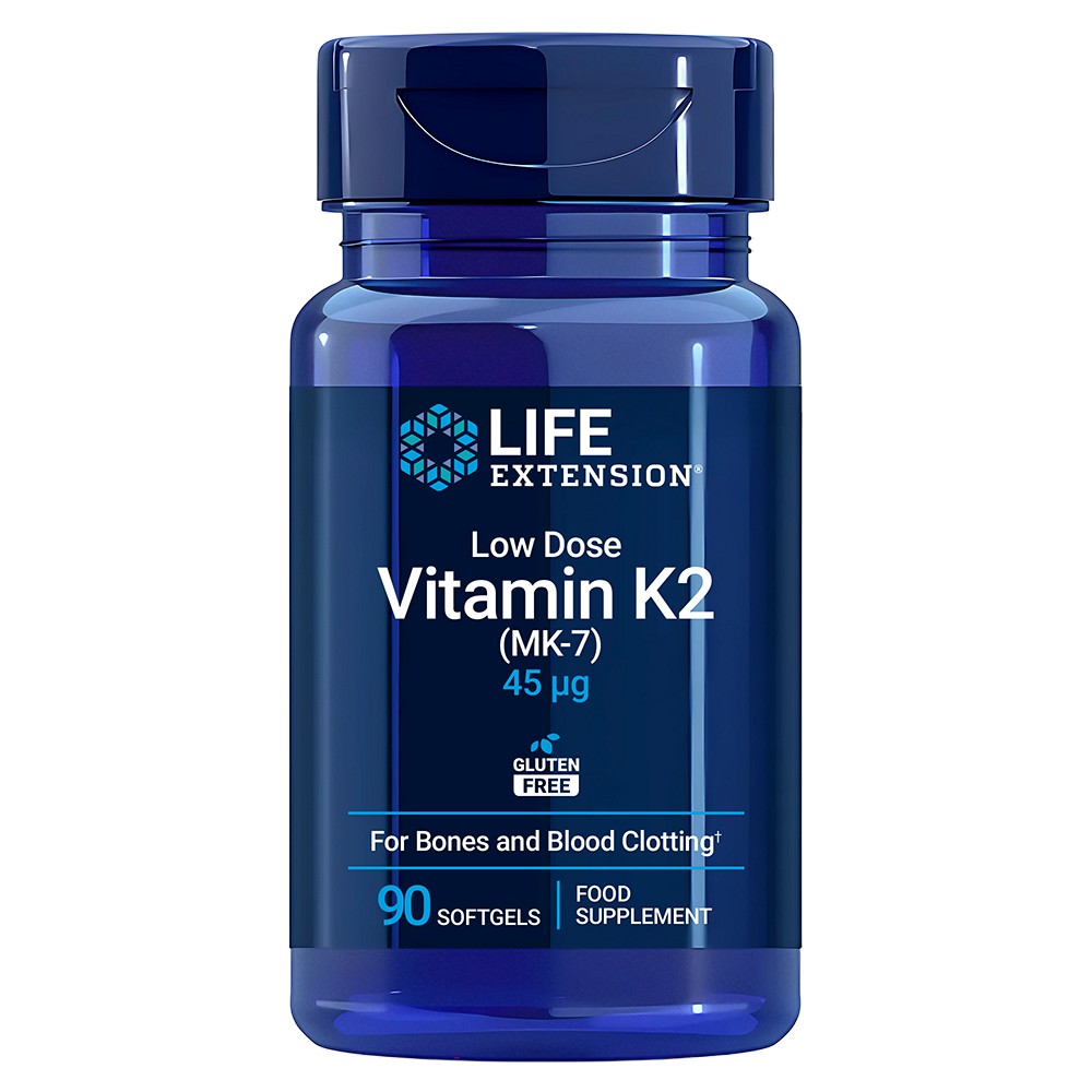 LOW-DOSE Vitamin K2 MK-7 45 µg Weichkapseln - 90St