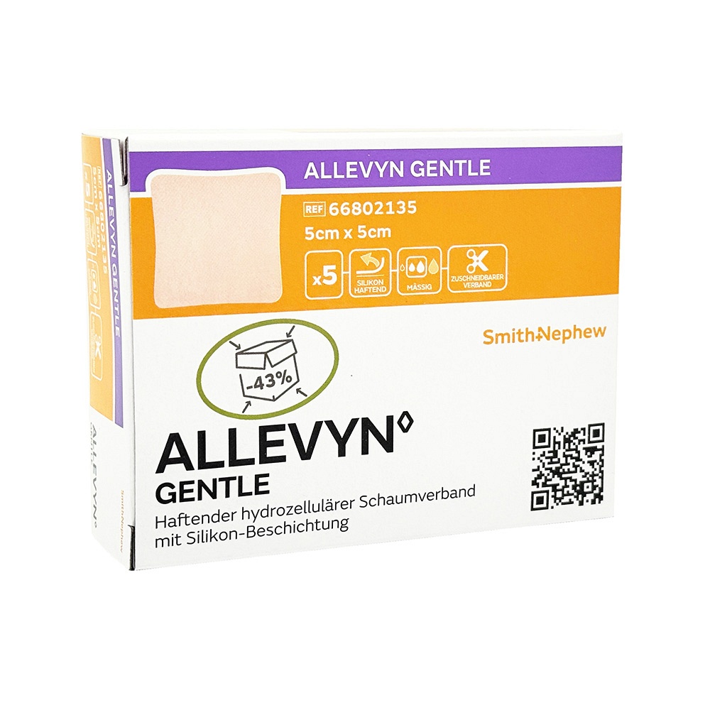 ALLEVYN Gentle 5x5 cm Schaumverband