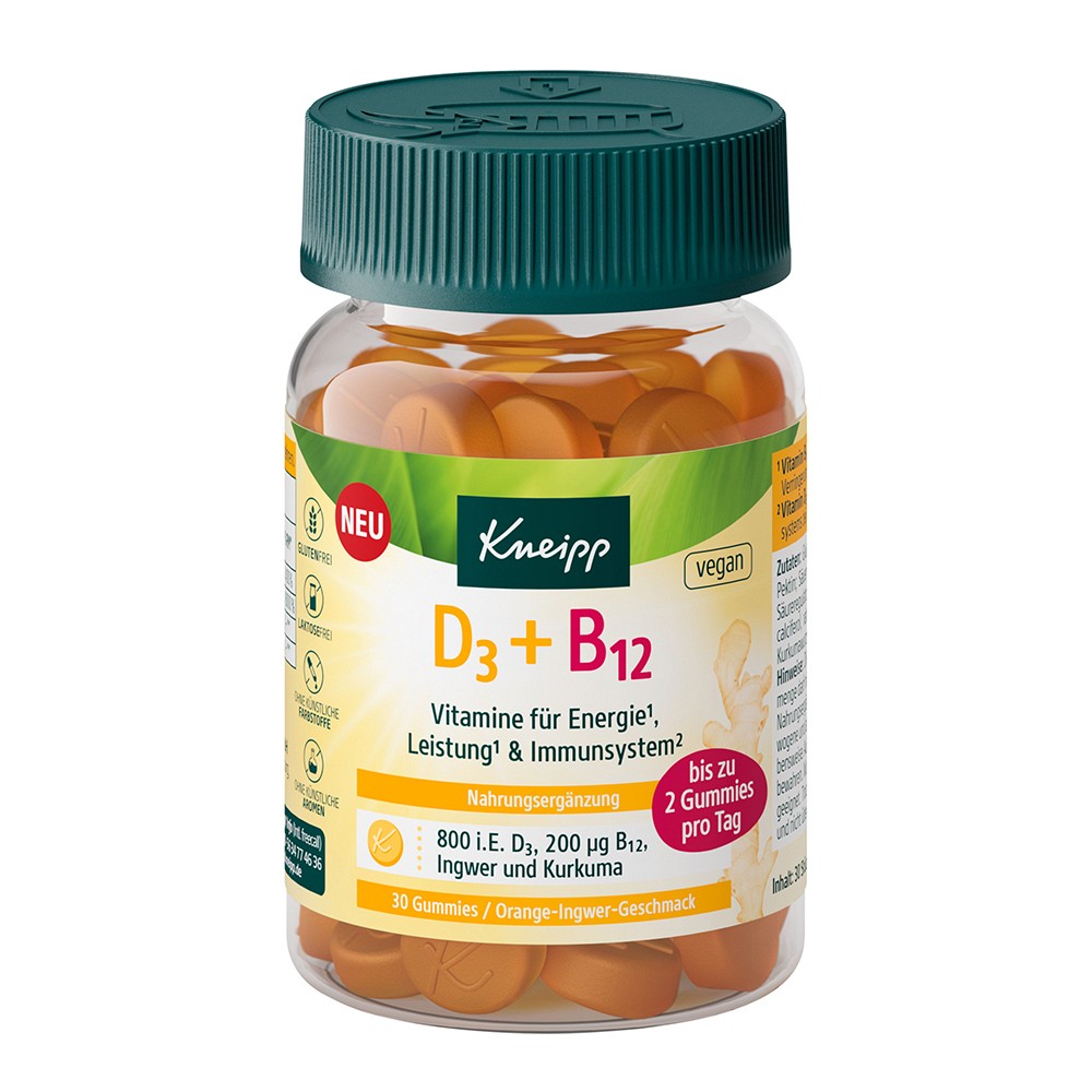 KNEIPP Vitamin D3+B12 Gummies