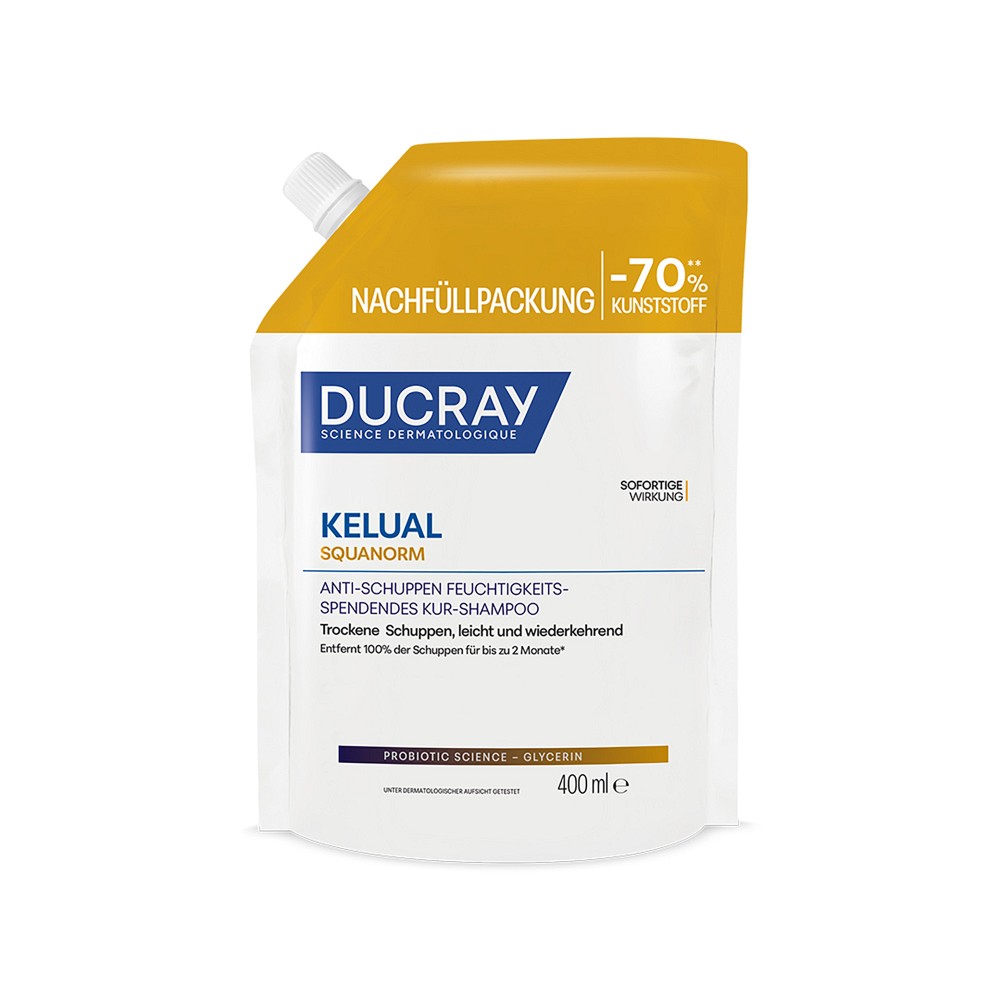 DUCRAY KELUAL SQUANORM Anti-Schuppen Shamp.tro.Ref - 400ml - Schuppen