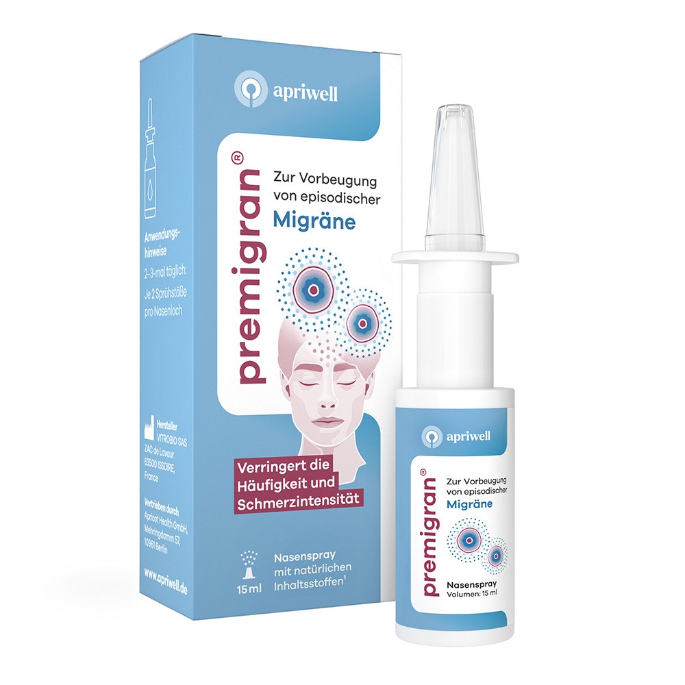 PREMIGRAN Migränespray Apriwell Nasenspray - 15ml