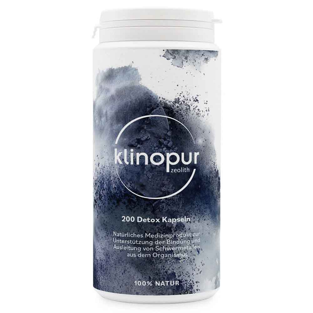 KLINOPUR Zeolith Detox Kapseln - 200St - Vegan