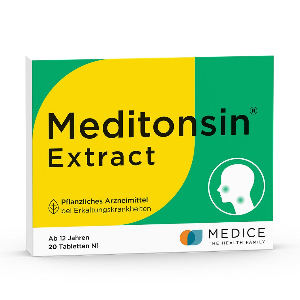 MEDITONSIN Extract pflanzliche Erkältungstabletten