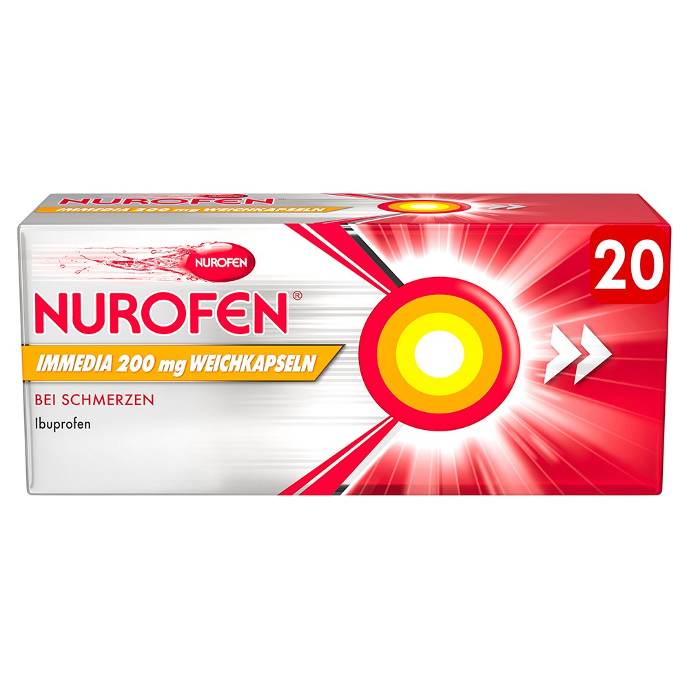 NUROFEN Immedia 200 mg Weichkapseln - 20St