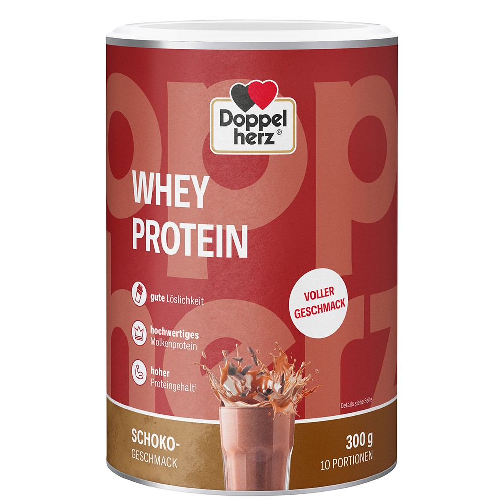 DOPPELHERZ Whey Protein Schoko-Geschmack Pulver