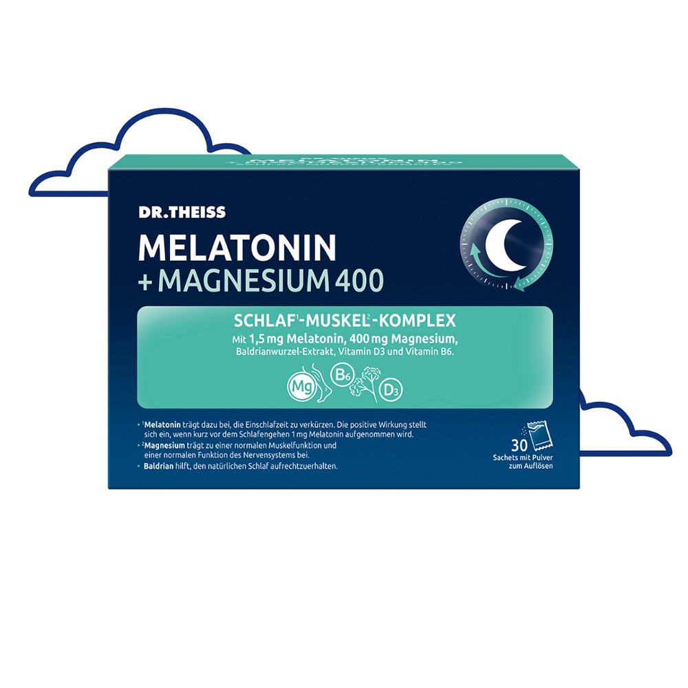 DR.THEISS Melatonin+Magn.400 Schlaf-Komplex Pulver DR.THEISS Melatonin+Magn.400 Schlaf-Komplex Pulver