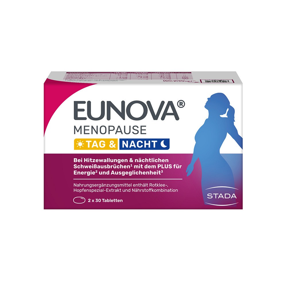 EUNOVA Menopause Tag & Nacht Tabletten - 60St