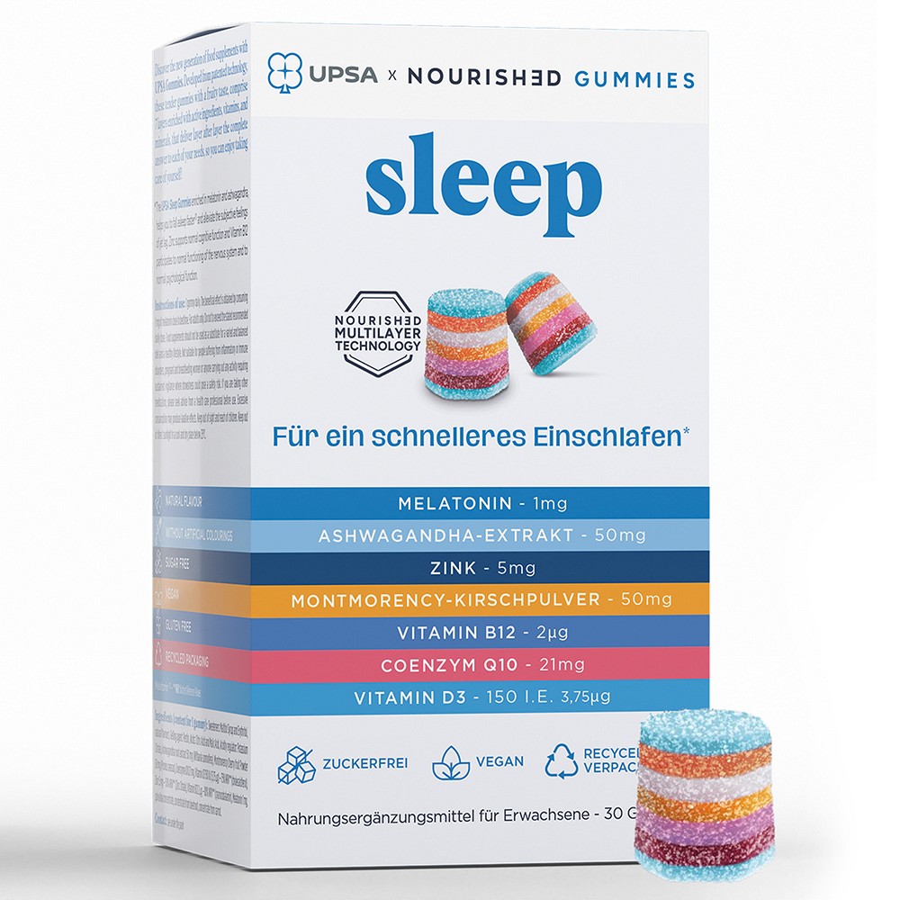 UPSA NOURISHED gummies sleep