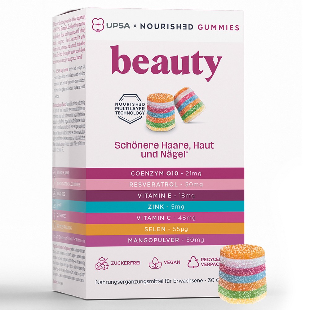 UPSA NOURISHED gummies beauty